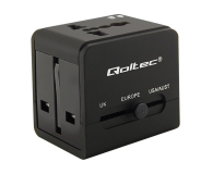Qoltec Uniwersalny adapter podróżny 10,5 W 5V 2.1A - 385350 - zdjęcie 1